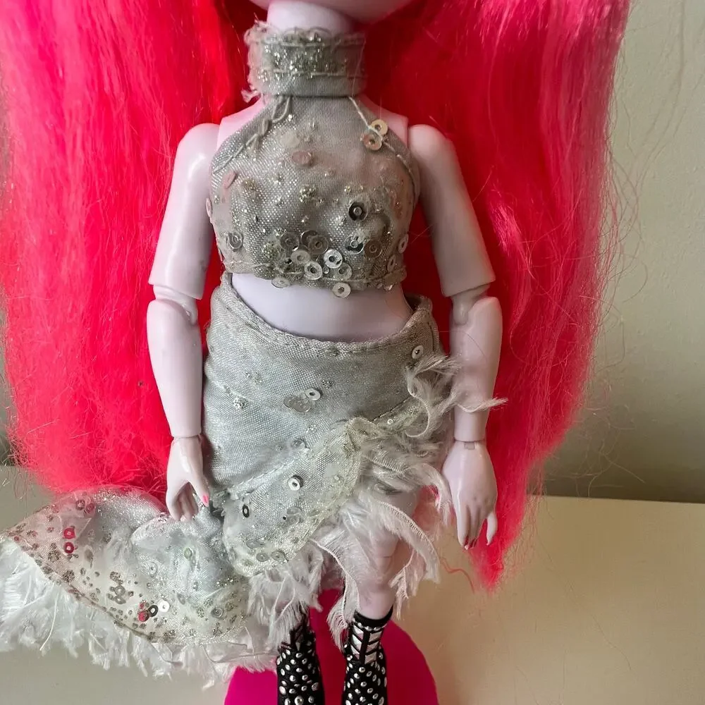 Rainbow High Vision and Neon Shadow-Mara Pinkett (Neon Pink) Fashion Doll
